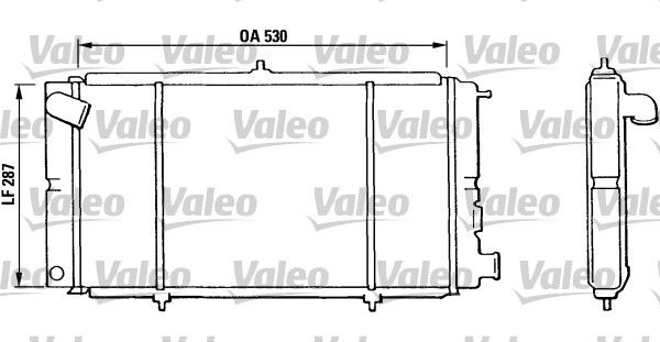 810811 VALEO Радиатор, охлаждение двигателя