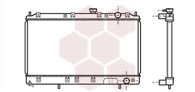 32002141 VAN WEZEL Радиатор, охлаждение двигателя