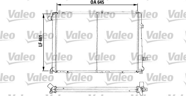 730547 VALEO Радиатор, охлаждение двигателя