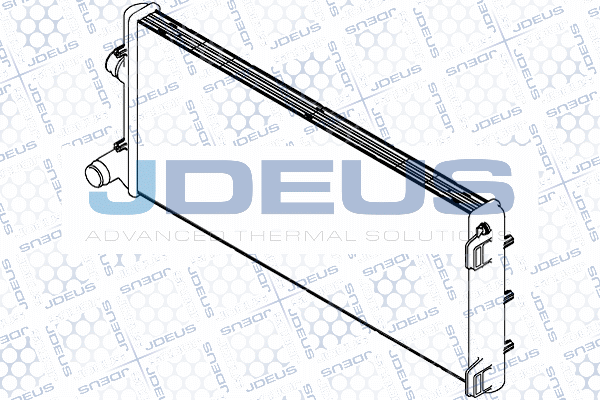 RA0110720 JDEUS Радиатор, охлаждение двигателя