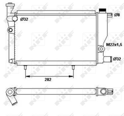 WG1721765 WILMINK GROUP Радиатор, охлаждение двигателя