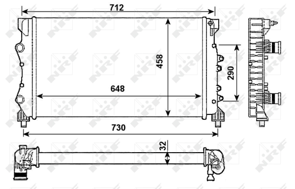 WG1722790 WILMINK GROUP Радиатор, охлаждение двигателя