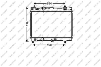 TY325R001 PRASCO Радиатор, охлаждение двигателя