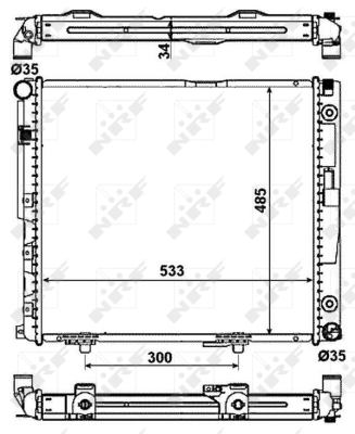 WG1722600 WILMINK GROUP Радиатор, охлаждение двигателя