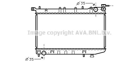 DN2174 PRASCO Радиатор, охлаждение двигателя