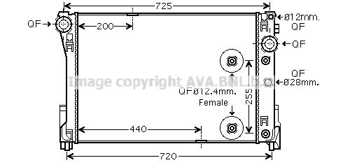 MS2491 PRASCO Радиатор, охлаждение двигателя