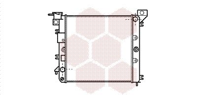 13002018 VAN WEZEL Радиатор, охлаждение двигателя