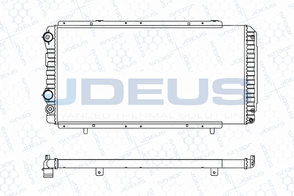 M0070050 JDEUS Радиатор, охлаждение двигателя