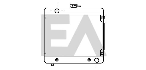 31R50017 EACLIMA Радиатор, охлаждение двигателя