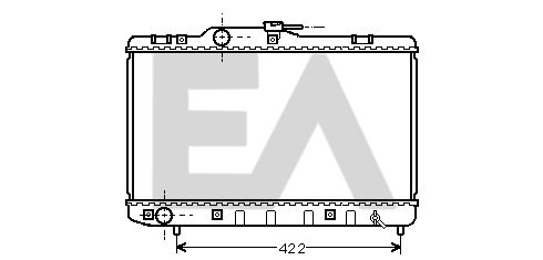 31R71109 EACLIMA Радиатор, охлаждение двигателя