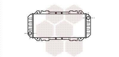 18002006 VAN WEZEL Радиатор, охлаждение двигателя