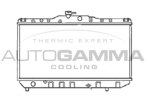 101016 AUTOGAMMA Радиатор, охлаждение двигателя