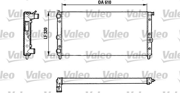 811067 VALEO Радиатор, охлаждение двигателя