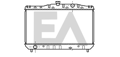 31R71024 EACLIMA Радиатор, охлаждение двигателя