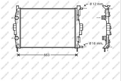 RN032R005 PRASCO Радиатор, охлаждение двигателя