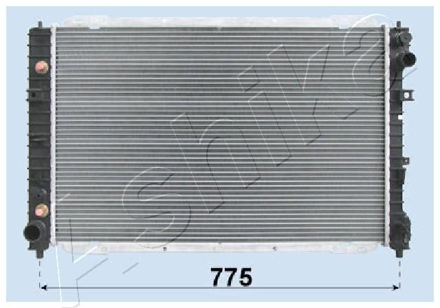RDA053105 ASHIKA Радиатор, охлаждение двигателя