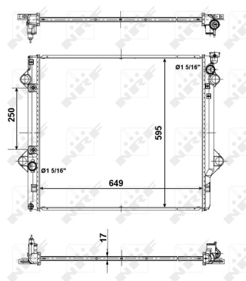 WG1723054 WILMINK GROUP Радиатор, охлаждение двигателя