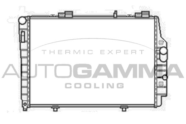 103468 AUTOGAMMA Радиатор, охлаждение двигателя