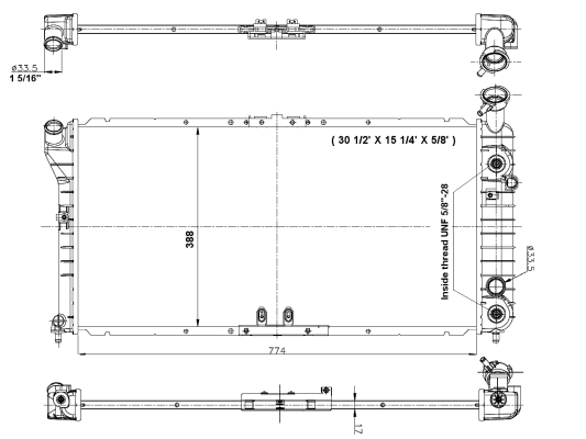 WG1722965 WILMINK GROUP Радиатор, охлаждение двигателя