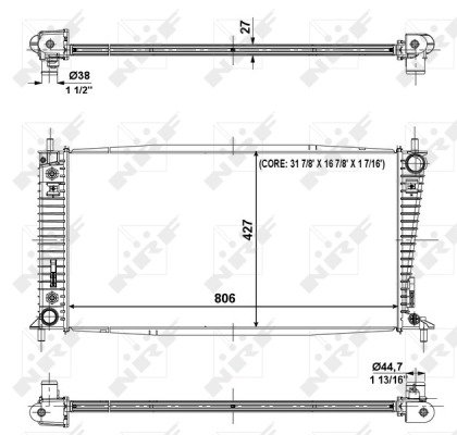 WG1722991 WILMINK GROUP Радиатор, охлаждение двигателя