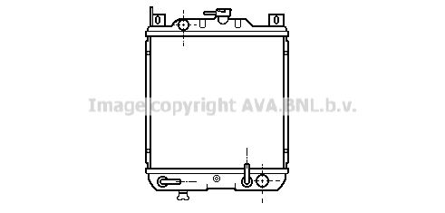 SZ2019 AVA QUALITY COOLING Радиатор, охлаждение двигателя