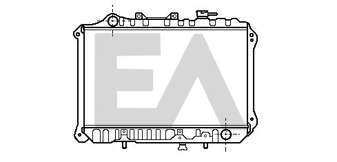 31R52005 EACLIMA Радиатор, охлаждение двигателя