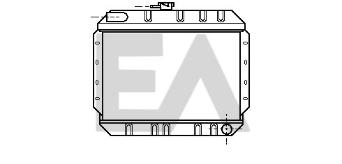 31R22016 EACLIMA Радиатор, охлаждение двигателя