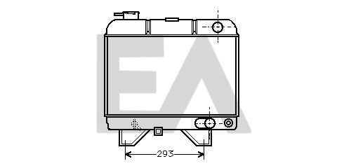 31R55063 EACLIMA Радиатор, охлаждение двигателя