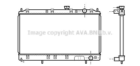 MT2141 AVA QUALITY COOLING Радиатор, охлаждение двигателя