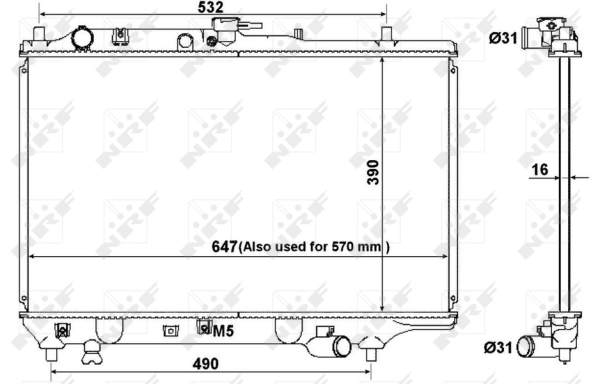 WG1721669 WILMINK GROUP Радиатор, охлаждение двигателя