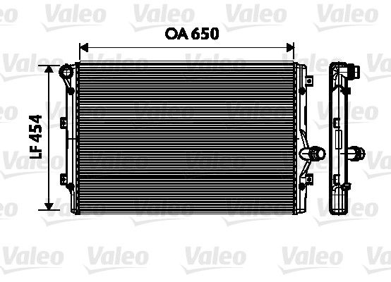 734333 VALEO Радиатор, охлаждение двигателя