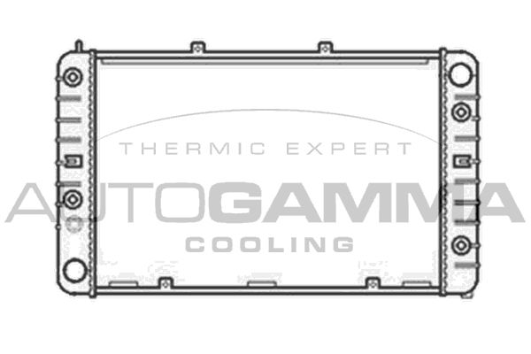 104185 AUTOGAMMA Радиатор, охлаждение двигателя