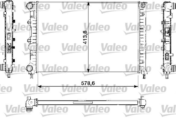 732730 VALEO Радиатор, охлаждение двигателя