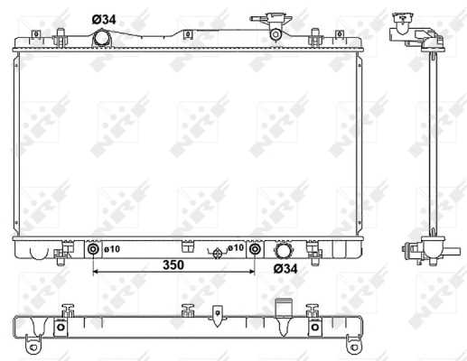 WG1722006 WILMINK GROUP Радиатор, охлаждение двигателя