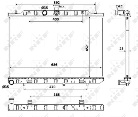 WG1722711 WILMINK GROUP Радиатор, охлаждение двигателя