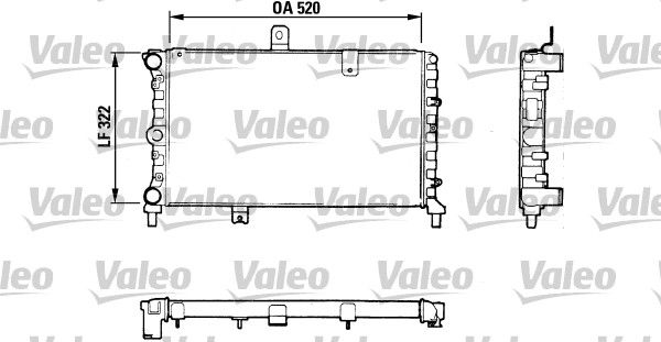 811057 VALEO Радиатор, охлаждение двигателя