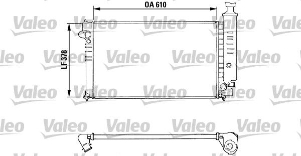 810919 VALEO Радиатор, охлаждение двигателя