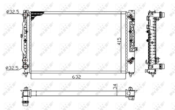 WG1721931 WILMINK GROUP Радиатор, охлаждение двигателя