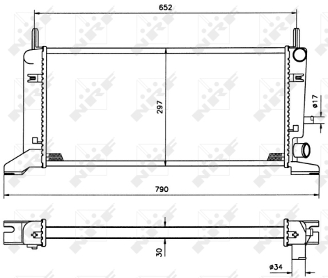 WG1721928 WILMINK GROUP Радиатор, охлаждение двигателя