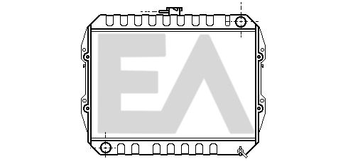 31R77036 EACLIMA Радиатор, охлаждение двигателя