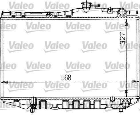 730470 VALEO Радиатор, охлаждение двигателя