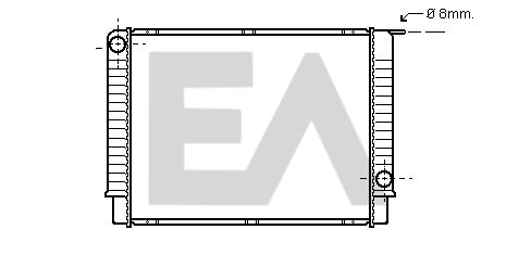 31R78037 EACLIMA Радиатор, охлаждение двигателя