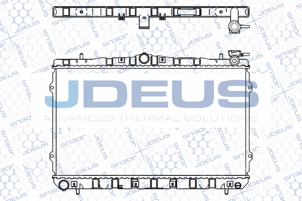 M0540080 JDEUS Радиатор, охлаждение двигателя