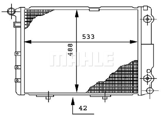 WG2183420 WILMINK GROUP Радиатор, охлаждение двигателя