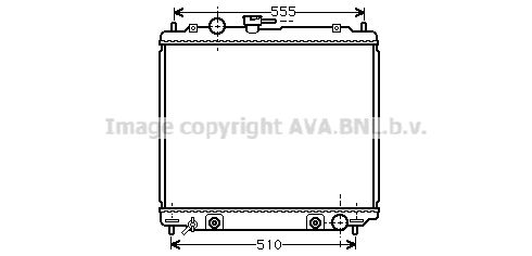 MT2138 AVA QUALITY COOLING Радиатор, охлаждение двигателя