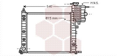 30002265 VAN WEZEL Радиатор, охлаждение двигателя