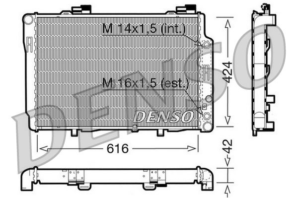 WG1919223 WILMINK GROUP Радиатор, охлаждение двигателя