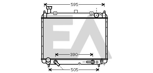 31R71179 EACLIMA Радиатор, охлаждение двигателя