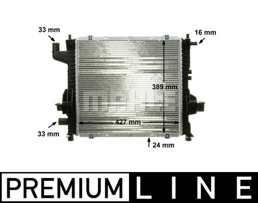 WG2182717 WILMINK GROUP Радиатор, охлаждение двигателя