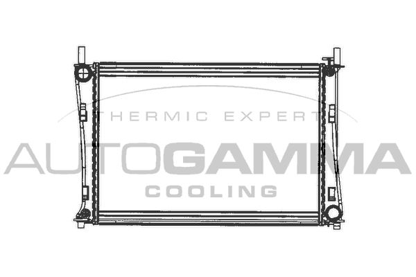 103072 AUTOGAMMA Радиатор, охлаждение двигателя